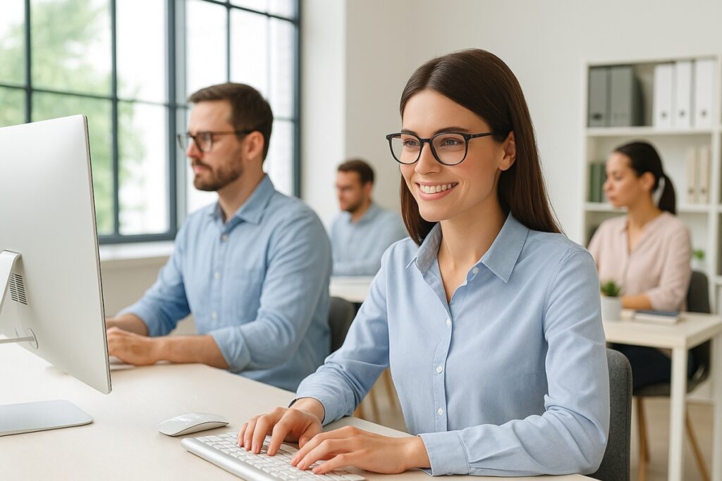 očala na delovnem mestu