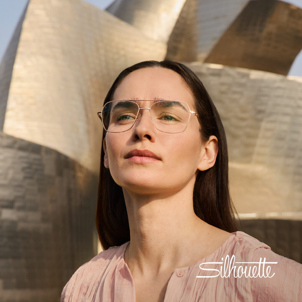 Silhouette Pure Visionary ženska korekcijski okvir 4571 3530 Glossy Rosegold