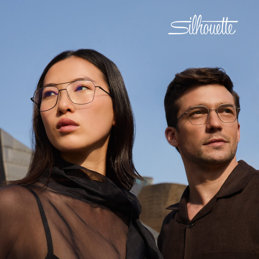 Silhouette Pure Visionary korekcijski okvir 4571 9040 Black Matte / 5588 6560 Platinum Ruthenium
